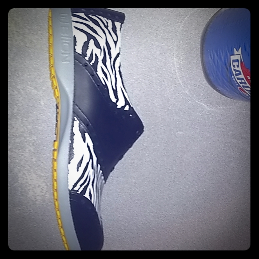 Biion shoes zebra patched